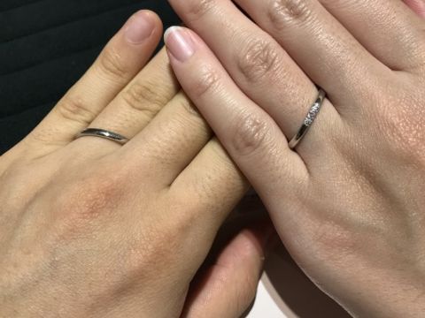 【TRECENTI(トレセンテ)の口コミ】 ダイヤモンドの石が、端まで四角くびっしりと敷き詰められており、高級感…