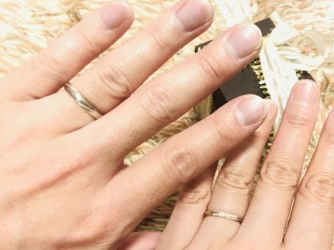 【Love Bond(ラブボンド)の口コミ】 私の肌が地黒なので、シルバ一色よりはピンクゴールド色のタイプを探して…