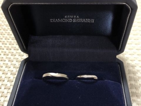 【銀座ダイヤモンドシライシの口コミ】 普段、指輪や時計等を身につけない私にとって、今回購入させていただいた…