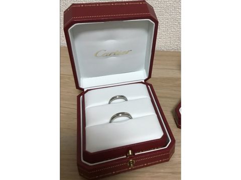 【カルティエ(Cartier)の口コミ】 ダイヤなど、装飾のついてないものを探していました。ただのリングだと物…