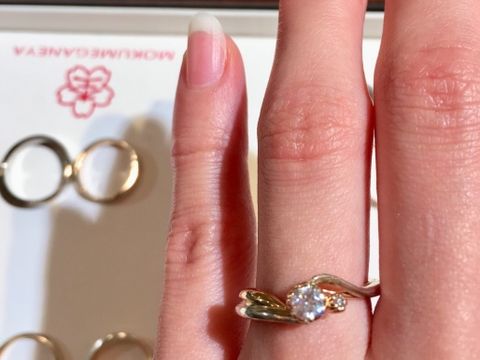 【杢目金屋(もくめがねや)の口コミ】 とても可愛らしく、あまりないデザインで、友人とデザインが被ったりする…