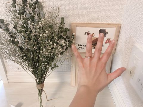 【アイプリモ(I-PRIMO)の口コミ】 試着した時にこれ！と思いました。
横から見ても、ダイヤが埋め込まれてい…