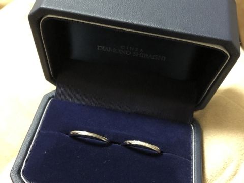 【銀座ダイヤモンドシライシの口コミ】 はじめはシンプルなものをと考えていました。しかし色々試着してみるとダ…