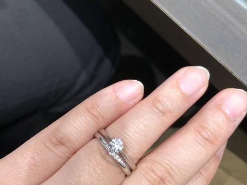 【アイプリモ(I-PRIMO)の口コミ】 2020年のモデルということで試着しました。婚約指輪とのセットでもとても…