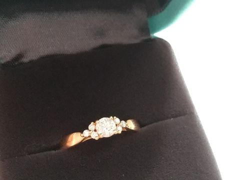 【ティファニー(Tiffany & Co.)の口コミ】 ゴールドの指輪を探していて、一目惚れでした。ピンクゴールドですが、ピ…