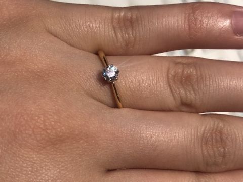【銀座ダイヤモンドシライシの口コミ】 ダイヤが綺麗なのでシンプルでダイヤをメインにできるデザインを探してい…