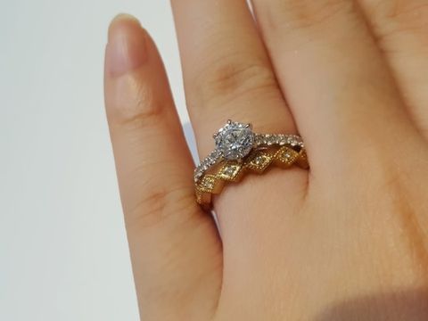 【BRILLIANCE+(ブリリアンスプラス)の口コミ】 価格は、旦那が購入してくれたのでわかりませんが、「ダイヤモンドの大き…