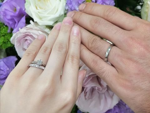 【宝寿堂(ほうじゅどう)の口コミ】 キラキラしていて特別感があり、「永遠」という意味のあるエタニティリン…