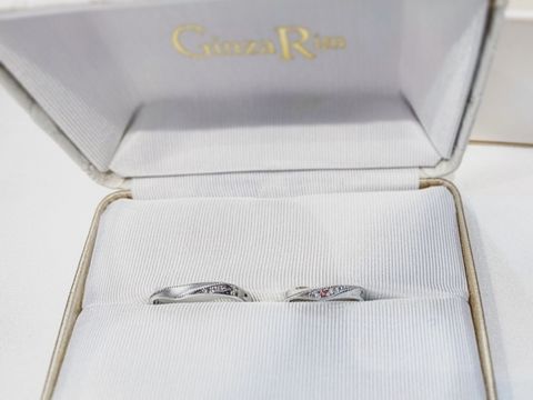 【Ginza Rim(銀座リム)の口コミ】 V字デザインがとっても美しく、サイズ感、デザイン、スタッフ、アレンジの…