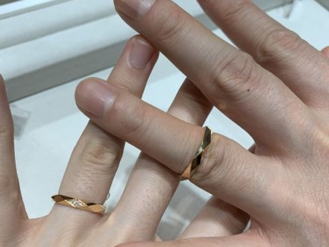 【ブシュロン(BOUCHERON)の口コミ】 指輪のデザインは結婚指輪として、変わったデザインがいいと思う人にもぴ…
