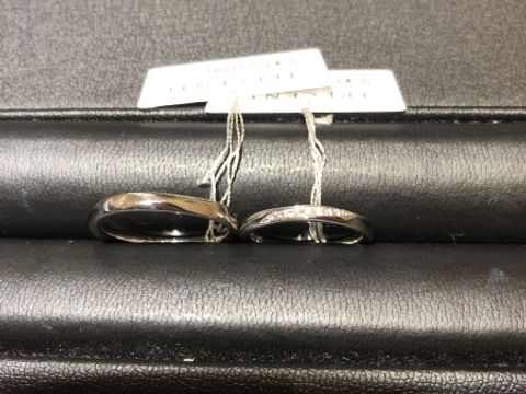 【TRECENTI(トレセンテ)の口コミ】 ダイヤが斜めについたデザインで華やかな上にすっきりとして見えて素敵で…