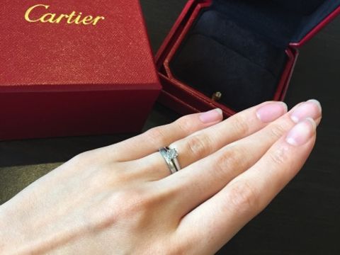 【カルティエ(Cartier)の口コミ】 なんと言ってもSOLITAIRE 1895の婚約指輪は、老舗カルティエで120年以上も…
