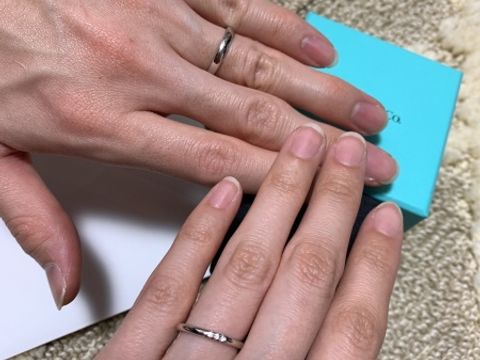 【ティファニー(Tiffany & Co.)の口コミ】 着けた感じもゴツゴツしておらず、ずっと着けていくのにはいい感じだと思…