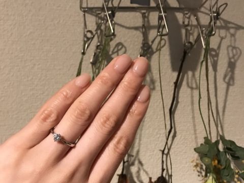 【ギンザタナカブライダル(GINZA TANAKA BRIDAL)の口コミ】 デザインはザ婚約指輪というものしかこだわりがなく、先に結婚指輪を決め…