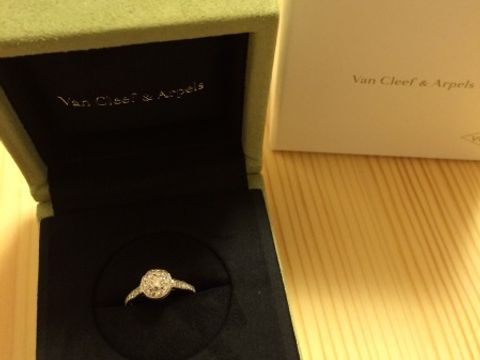 【ヴァン クリーフ＆アーペル(Van Cleef & Arpels)の口コミ】 色々悩みましたが、丁寧なご案内をしてくださった事とダイヤにこだわり抜…