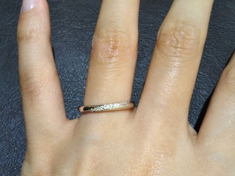 【TRECENTI(トレセンテ)の口コミ】 多彩なデザインがあります。プラチナを選びました。金属アレルギーが少な…