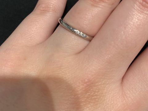 【ティファニー(Tiffany & Co.)の口コミ】 試着前からずっと気になったいたデザインの指輪でした。インターネットで…