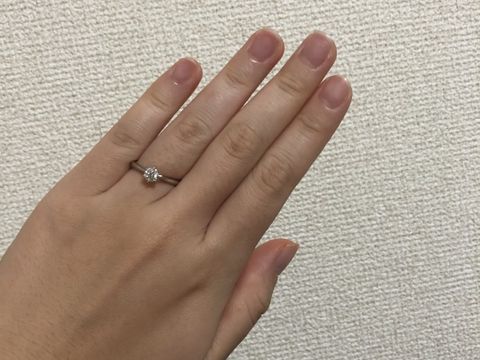 【銀座ダイヤモンドシライシの口コミ】 彼がプロポーズリングで用意してくれていたので、後日リングを決めにいき…