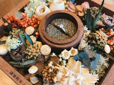 【鎌倉彫金工房の口コミ】 彼がプロポーズでダイアだけ先にプレゼントしてくれました。そのあと2人で…