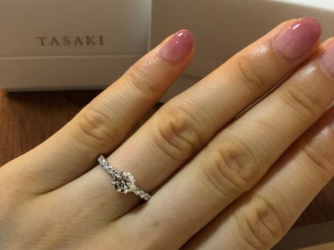 【TASAKI(タサキ)の口コミ】 エタニティリングに憧れがあったためサイドにメレダイヤがあるタイプで探…