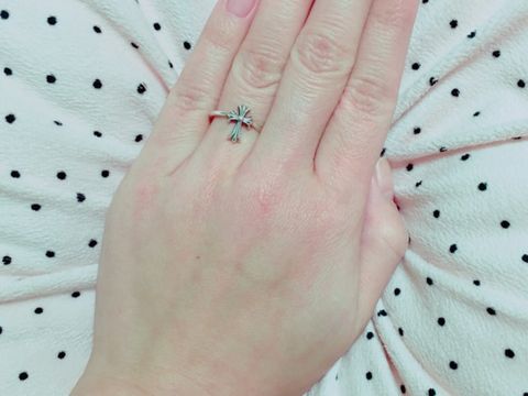 【Chrome Hearts(クロムハーツ)の口コミ】 ダイヤモンドの定番のタイプと悩みましたが、大雑把な性格の為、石のつい…