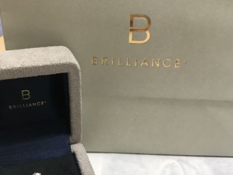 【BRILLIANCE+(ブリリアンスプラス)の口コミ】 プロポーズでダイヤモンドをもらって、リングを選びに行きました！ネット…