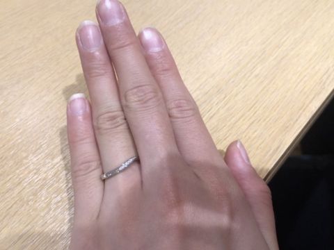 【TRECENTI(トレセンテ)の口コミ】 凄くよかったです！形も質も理想通りでした！
色んな指輪を試しましたが、…
