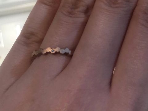 【NIESSING(ニーシング)の口コミ】 バウハウスデザインで、なかなか珍しいデザインに惹かれました。ダイヤの…