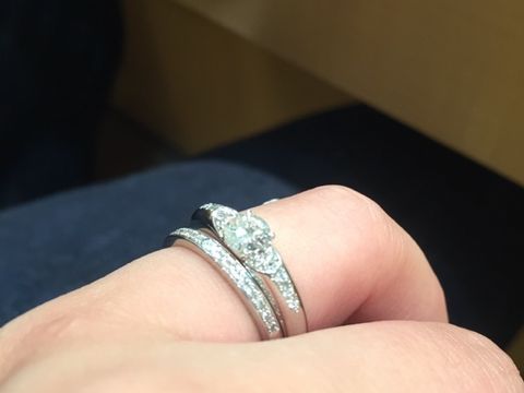 【１／ｆ エフブンノイチの口コミ】 特許を取得しているヴィーナスグレアのメレタイプ。とにかく輝きがまばゆ…