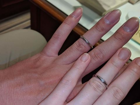 【ROYAL ASSCHER(ロイヤル・アッシャー)の口コミ】 毎日付けるものなので付け心地がいいものをお願いすると、一番オススメで…