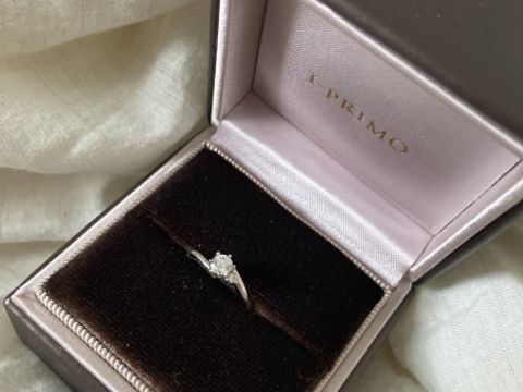 【アイプリモ(I-PRIMO)の口コミ】 最初いただいたのがプロポーズリングで、この指輪とは違うものでした。プ…