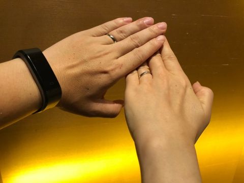 【エクセルコダイヤモンド(EXELCO DIAMOND)の口コミ】 シンプルなものが良かったからです。今流行りのカーブしたものや石がたく…