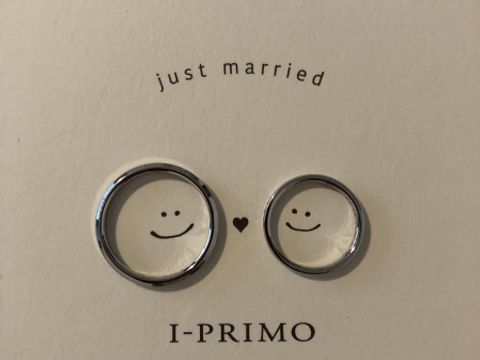 【アイプリモ(I-PRIMO)の口コミ】 デザインや素材、つけ心地等。
アフターケアも決め手ひとつでした。
デザ…