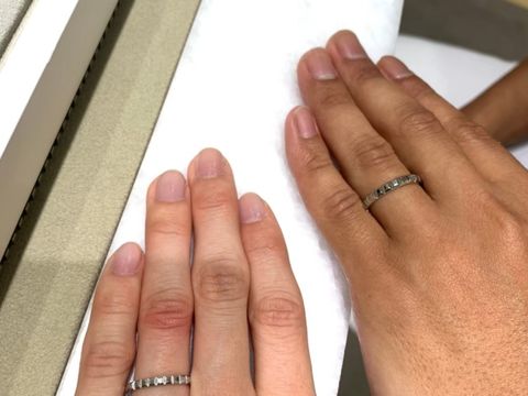 【ブシュロン(BOUCHERON)の口コミ】 太さも選べるデザインに大変魅力を感じました。指の太さがないのがだ悩み…