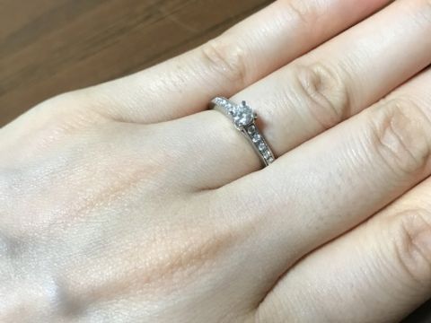 【ブシュロン(BOUCHERON)の口コミ】 色々なブランドを見て、デザインも似た様なものがありましたが、1番はダイ…