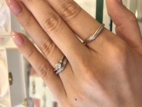 【EYE JEWELRY UMAKI(アイジュエリー ウマキ)の口コミ】 セットリングもありますがフルオーダーができるのですきな太さなどに変更…