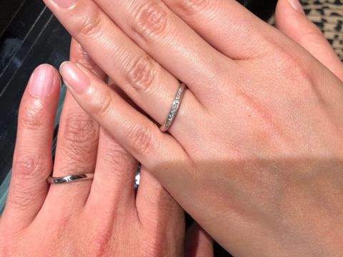 【エクセルコダイヤモンド(EXELCO DIAMOND)の口コミ】 ひとつひとつのダイヤがキラキラしていてとても綺麗です。メレダイヤにも…