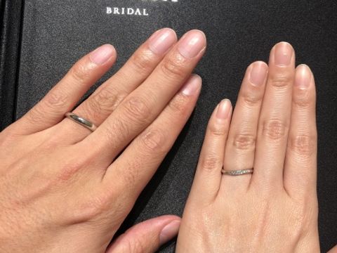 【TASAKI(タサキ)の口コミ】 プラチナでダイヤが流れるように入ったウェーブタイプの指輪です。指馴染…