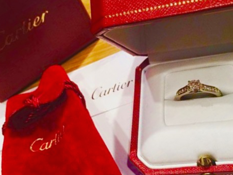 【カルティエ(Cartier)の口コミ】 憧れのブランドでしたので婚約指輪、結婚指輪ともにカルティエのリングを…