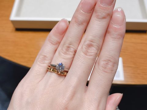 【ブシュロン(BOUCHERON)の口コミ】 石畳をイメージして作られたクルドパリはデザインが気に入りました。太い…