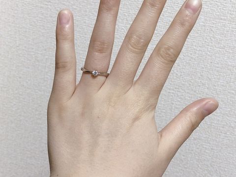 【4℃ BRIDAL(ヨンドシーブライダル)の口コミ】 相手が予算やわたしの好みを想像しながら購入してくれました。店員さんに…