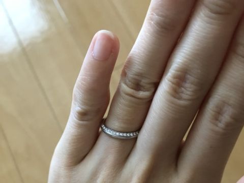 【アイプリモ(I-PRIMO)の口コミ】 ハーフエタニティがいいと思って探していましたが、傷がつくのと、あまり…