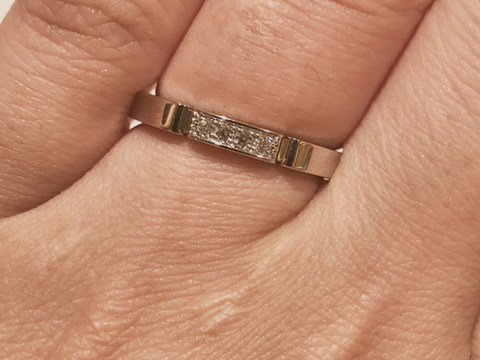 【カルティエ(Cartier)の口コミ】 他にはないデザインでとても綺麗です！ダイヤはもちろん、ホワイトゴール…