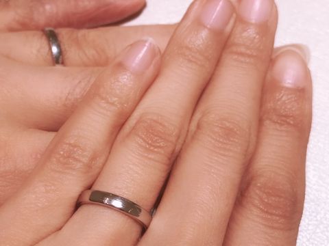 【MIKIMOTO(ミキモト)の口コミ】 ずっと付けていられるように、石なしのシンプルな指輪にしました。やはり…