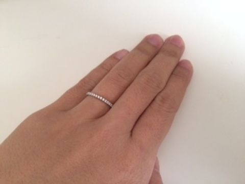 【ショーメ(CHAUMET)の口コミ】 一粒ダイヤ等の婚約指輪は普段使いしにくいので、普段からでも使えるよう…