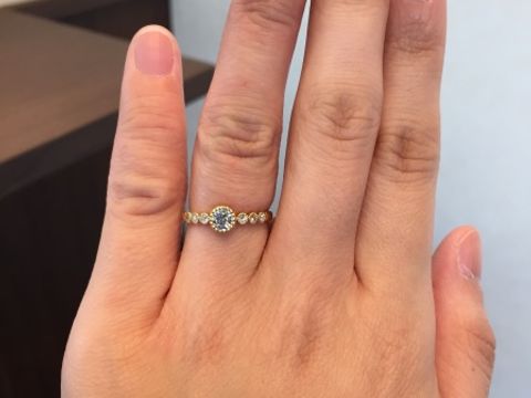 【Princesse(プランセス)の口コミ】 最初何を選んで良いかわからずプラチナのシンプルな婚約指輪をみていたけ…