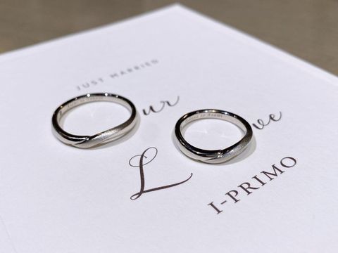 【アイプリモ(I-PRIMO)の口コミ】 婚約指輪を既に購入済みで、結婚指輪はシンプルなものがいいなと話し合っ…