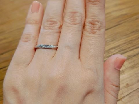【ラザール ダイヤモンド(LAZARE DIAMOND)の口コミ】 婚約指輪がラザールダイヤモンドのダイヤモンドの輝きの美しさで選んだの…