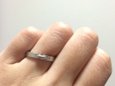 【ショーメ(CHAUMET)の口コミ】 結婚指輪自体はこだわりはなかったのですが、シンプルで細身のものを希望…