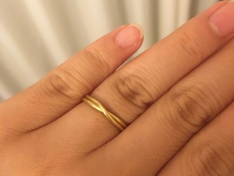 【shihara(シハラ)の口コミ】 結婚指輪は値段も見た目もファッションリング感覚で良い、と割り切ってい…